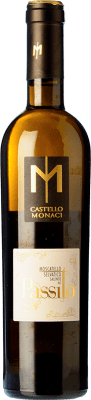 17,95 € Spedizione Gratuita | Vino dolce Castello Monaci I.G.T. Salento Puglia Italia Moscato Bottiglia Medium 50 cl