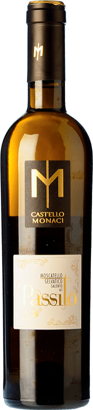 21,95 € Envío gratis | Vino dulce Castello Monaci I.G.T. Salento Puglia Italia Moscatello Selvatico Botella Medium 50 cl