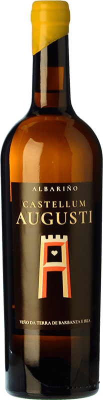 15,95 € Kostenloser Versand | Weißwein Castellun Augusti I.G.P. Viño da Terra de Barbanza e Iria Galizien Spanien Albariño Flasche 75 cl