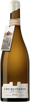 57,95 € Бесплатная доставка | Белое вино Tobelos Los Quiñones Viñedo Singular Blanco D.O.Ca. Rioja Ла-Риоха Испания Viura бутылка 75 cl
