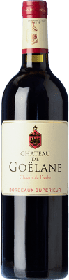 15,95 € 送料無料 | 赤ワイン Château de Goëlane Chœur de l'Aube A.O.C. Bordeaux Supérieur ボルドー フランス Merlot, Cabernet Sauvignon ボトル 75 cl