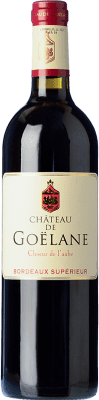 10,95 € Envoi gratuit | Vin rouge Château de Goëlane Chœur de l'Aube A.O.C. Bordeaux Supérieur Bordeaux France Merlot, Cabernet Sauvignon Bouteille 75 cl