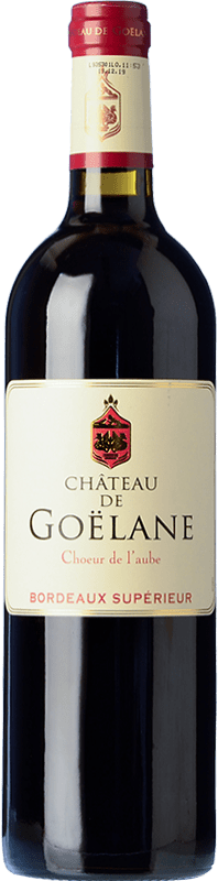 15,95 € 送料無料 | 赤ワイン Château de Goëlane Chœur de l'Aube A.O.C. Bordeaux Supérieur ボルドー フランス Merlot, Cabernet Sauvignon ボトル 75 cl