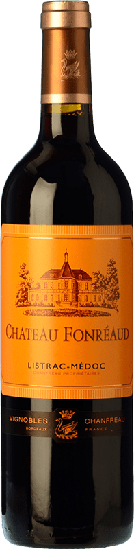 18,95 € 免费送货 | 红酒 Chanfreau Château Fonréaud A.O.C. Listrac-Médoc 波尔多 法国 Merlot, Cabernet Sauvignon, Petit Verdot 瓶子 75 cl