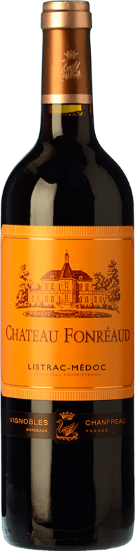 18,95 € Envío gratis | Vino tinto Chanfreau Château Fonréaud A.O.C. Listrac-Médoc Burdeos Francia Merlot, Cabernet Sauvignon, Petit Verdot Botella 75 cl