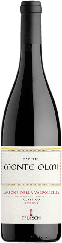 129,95 € Envoi gratuit | Vin rouge Tedeschi Capitel Monte Olmi D.O.C.G. Amarone della Valpolicella Italie Corvina, Rondinella, Corvinone Bouteille 75 cl