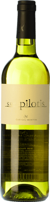 15,95 € Spedizione Gratuita | Vino Bianco Château Montfin Sur Pilotis A.O.C. Corbières Languedoc Francia Garnacha — Grenache, Roussanne, Vermentino 75 cl