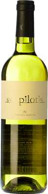 15,95 € Free Shipping | White wine Château Montfin Sur Pilotis Blanc A.O.C. Corbières Languedoc France Grenache, Roussanne, Vermentino Bottle 75 cl