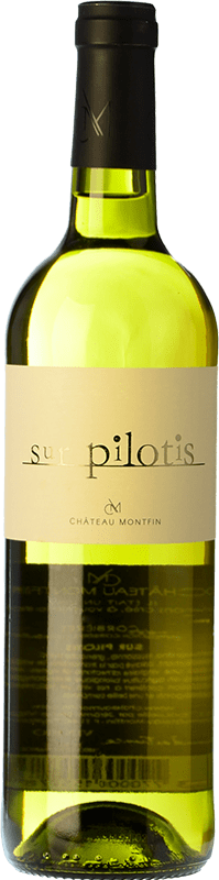 15,95 € 免费送货 | 白酒 Château Montfin Sur Pilotis Blanc A.O.C. Corbières 朗格多克 法国 Grenache, Roussanne, Vermentino 瓶子 75 cl