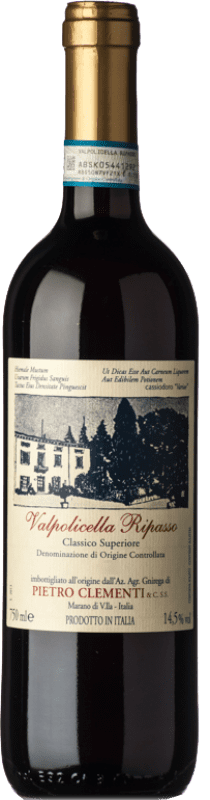 13,95 € Free Shipping | Red wine Clementi D.O.C. Valpolicella Ripasso Veneto Italy Corvina, Corvinone Bottle 75 cl