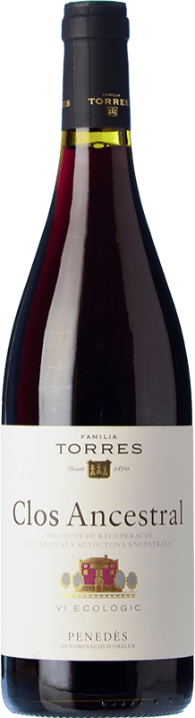 16,95 € Envoi gratuit | Vin Rouge Torres Clos Ancestral D.O. Penedès Catalogne Espagne Tempranillo, Garnacha — Grenache Bouteille 75 cl