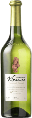 24,95 € Envío gratis | Vino Blanco Vivanco 4 Varietales de Guarda Colección D.O.Ca. Rioja La Rioja España Tempranillo, Garnacha, Viura, Maturana 75 cl