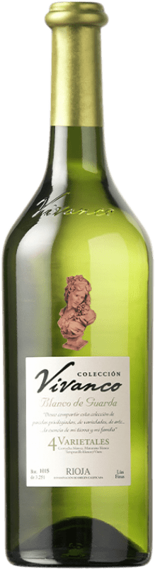 29,95 € Free Shipping | White wine Vivanco Colección 4 Varietales Blanco de Guarda D.O.Ca. Rioja The Rioja Spain Viura, Grenache White, Tempranillo White, Maturana White Bottle 75 cl