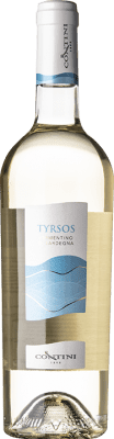 11,95 € Бесплатная доставка | Белое вино Contini Tyrsos D.O.C. Vermentino di Sardegna Sardegna Италия Vermentino бутылка 75 cl