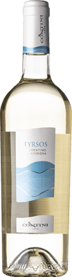 11,95 € Бесплатная доставка | Белое вино Contini Tyrsos D.O.C. Vermentino di Sardegna Sardegna Италия Vermentino — Верментино 75 cl