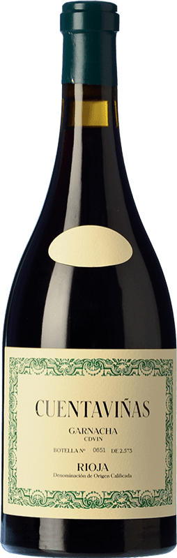 62,95 € 免费送货 | 红酒 Cuentaviñas CDVIN D.O.Ca. Rioja 拉里奥哈 西班牙 Grenache 瓶子 75 cl