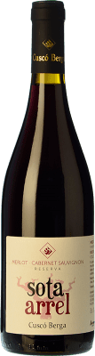 15,95 € Бесплатная доставка | Красное вино Cuscó Berga Sota Arrel Испания Merlot, Cabernet Sauvignon бутылка 75 cl