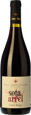 16,95 € Бесплатная доставка | Красное вино Cuscó Berga Sota Arrel Испания Merlot, Cabernet Sauvignon бутылка 75 cl