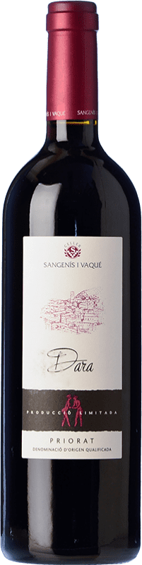 19,95 € Envio grátis | Vinho Tinto Sangenís i Vaqué Dara Crianza D.O.Ca. Priorat Catalunha Espanha Merlot, Garnacha — Grenache, Cariñena — Carignan 75 cl