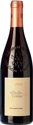 34,95 € Envio grátis | Vinho tinto Dauvergne et Ranvier Du Soleil à la Terre A.O.C. Châteauneuf-du-Pape Rhône França Grenache Garrafa 75 cl