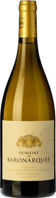 57,95 € Бесплатная доставка | Белое вино Baronarques Limoux A.O.C. Blanquette de Limoux Лангедок Франция Chardonnay бутылка 75 cl