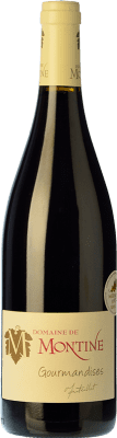 11,95 € Бесплатная доставка | Красное вино Montine Gourmandises Rouge A.O.C. Côtes du Rhône Рона Франция Syrah, Grenache, Cinsault бутылка 75 cl