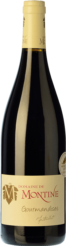 12,95 € Free Shipping | Red wine Domaine de Montine Gourmandises Rouge A.O.C. Côtes du Rhône Rhône France Syrah, Grenache, Cinsault Bottle 75 cl