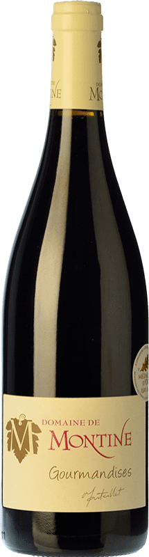 12,95 € Kostenloser Versand | Rotwein Domaine de Montine Gourmandises Rouge A.O.C. Côtes du Rhône Rhône Frankreich Syrah, Grenache, Cinsault Flasche 75 cl