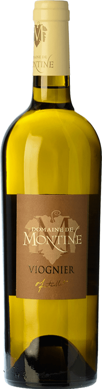 15,95 € Envío gratis | Vino blanco Montine A.O.C. Côtes du Rhône Rhône Francia Viognier Botella 75 cl