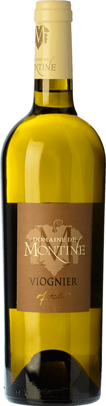 16,95 € Kostenloser Versand | Weißwein Domaine de Montine A.O.C. Côtes du Rhône Rhône Frankreich Viognier Flasche 75 cl