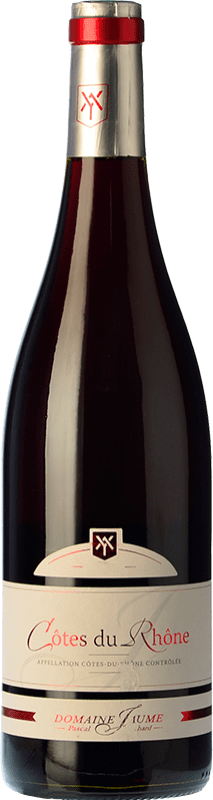 9,95 € Free Shipping | Red wine Domaine Jaume Rouge A.O.C. Côtes du Rhône Rhône France Syrah, Grenache Bottle 75 cl