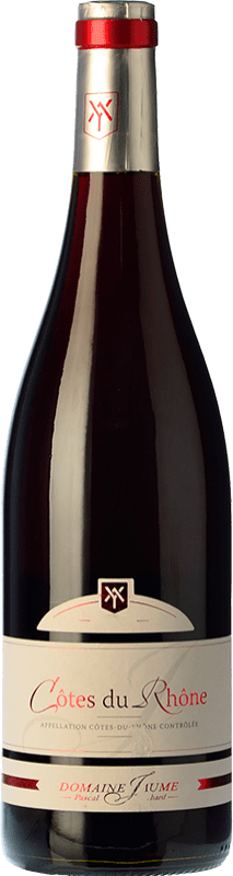 9,95 € Envío gratis | Vino Tinto Domaine Jaume A.O.C. Côtes du Rhône Rhône Francia Syrah, Garnacha 75 cl