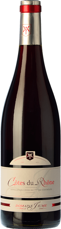 8,95 € Envío gratis | Vino tinto Jaume Rouge A.O.C. Côtes du Rhône Rhône Francia Syrah, Garnacha Botella 75 cl