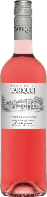 9,95 € 免费送货 | 玫瑰酒 Domaine du Tariquet Rosé de Pressée 年轻的 I.G.P. Vin de Pays Côtes de Gascogne 法国 Merlot, Syrah, Cabernet Franc, Tannat 瓶子 75 cl