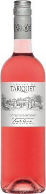 12,95 € 免费送货 | 玫瑰酒 Tariquet Rosé de Pressée 年轻的 I.G.P. Vin de Pays Côtes de Gascogne 法国 Merlot, Syrah, Cabernet Franc, Tannat 瓶子 75 cl