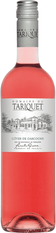 7,95 € Envio grátis | Vinho rosé Domaine du Tariquet Rosé de Pressée Jovem I.G.P. Vin de Pays Côtes de Gascogne França Merlot, Syrah, Cabernet Franc, Tannat Garrafa 75 cl