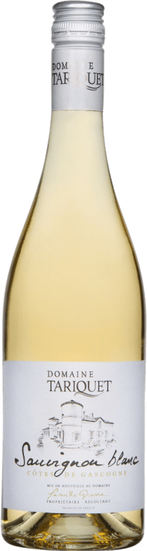 8,95 € Envio grátis | Vinho branco Domaine du Tariquet I.G.P. Vin de Pays Côtes de Gascogne França Sauvignon Garrafa 75 cl