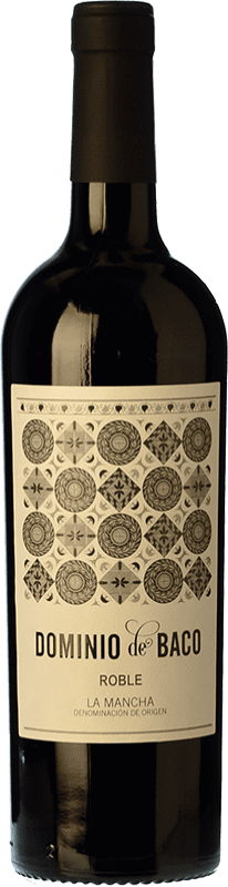 6,95 € Envoi gratuit | Vin rouge Baco Dominio de Baco Chêne D.O. La Mancha Castilla La Mancha Espagne Tempranillo Bouteille 75 cl