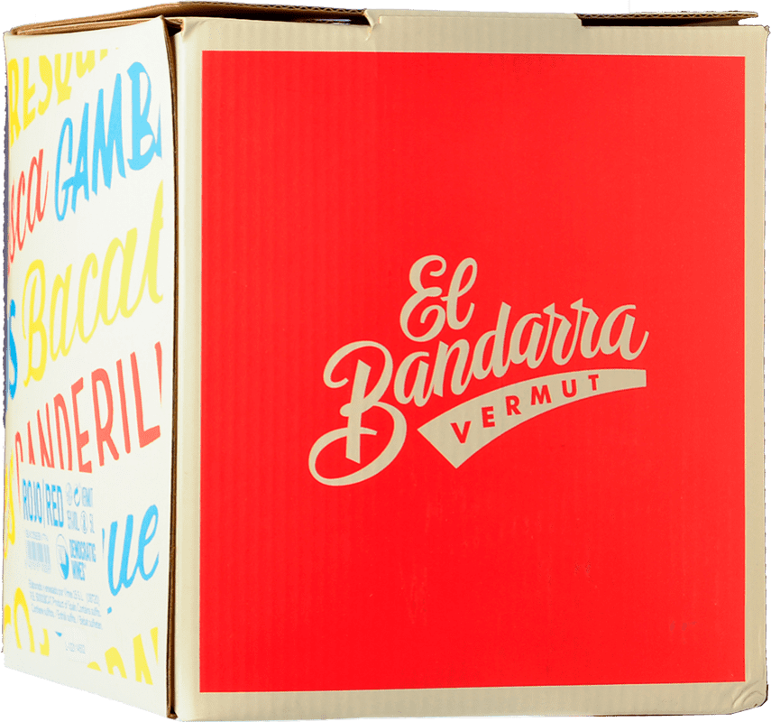 49,95 € Бесплатная доставка | Вермут Martí Serdà El Bandarra Blanco Каталония Испания Bag in Box 5 L