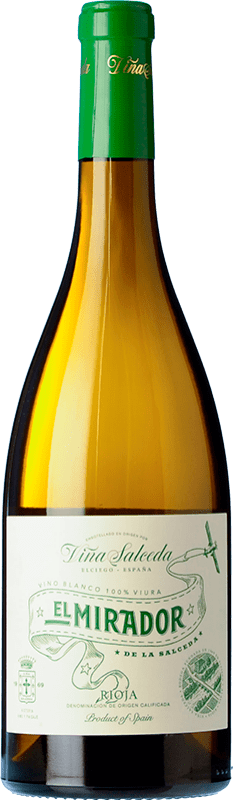 12,95 € Free Shipping | White Wine Viña Salceda El Mirador de la Salceda D.O.Ca. Rioja The Rioja Spain Viura Bottle 75 cl