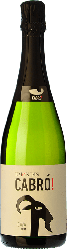 10,95 € 免费送货 | 白起泡酒 Emendis Cabró! 香槟 D.O. Penedès 加泰罗尼亚 西班牙 Macabeo, Xarel·lo, Parellada 瓶子 75 cl