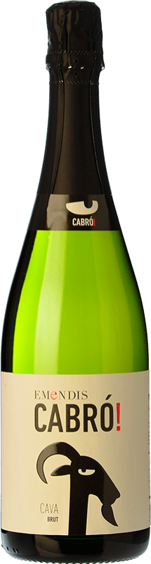 8,95 € Envio grátis | Espumante Branco Emendis Cabró Brut — Bruto D.O. Penedès Catalunha Espanha Macabeo, Xarel·lo, Parellada 75 cl