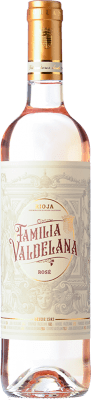 9,95 € Бесплатная доставка | Розовое вино Valdelana молодое D.O.Ca. Rioja Ла-Риоха Испания Tempranillo — Темпранильо, Garnacha — Гренаш 75 cl