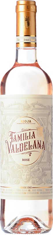 8,95 € Kostenloser Versand | Rosé-Wein Valdelana Rosado Jung D.O.Ca. Rioja La Rioja Spanien Tempranillo, Grenache Flasche 75 cl