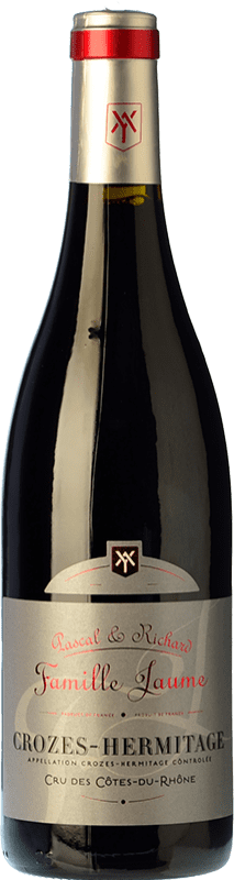 18,95 € Envío gratis | Vino tinto Jaume Rouge A.O.C. Crozes-Hermitage Rhône Francia Syrah Botella 75 cl