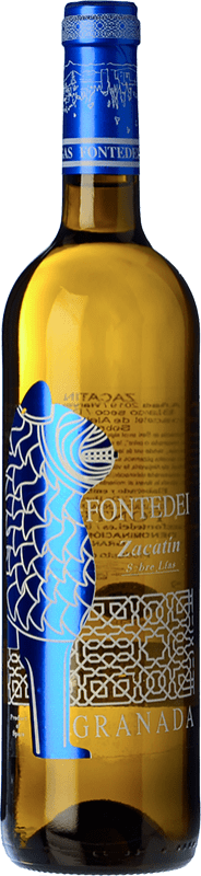 14,95 € Spedizione Gratuita | Vino bianco Fontedei Zacatín D.O.P. Vino de Calidad de Granada Andalusia Spagna Moscato d'Alessandria Bottiglia 75 cl