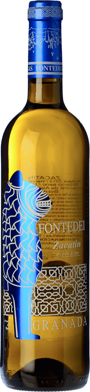 17,95 € Spedizione Gratuita | Vino bianco Fontedei Zacatín D.O.P. Vino de Calidad de Granada Andalusia Spagna Moscato d'Alessandria Bottiglia 75 cl