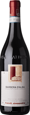 13,95 € Envío gratis | Vino Tinto Fratelli Alessandria D.O.C. Barbera d'Alba Piemonte Italia Barbera 75 cl