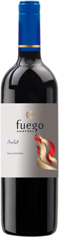 14,95 € Free Shipping | Red wine Viña Ventisquero Fuego Austral I.G. Valle Central Central Valley Chile Merlot Bottle 75 cl