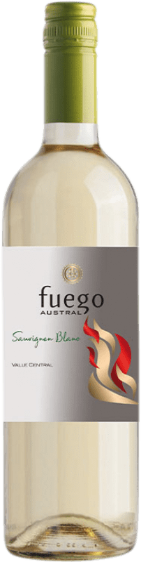 13,95 € Envio grátis | Vinho branco Viña Ventisquero Fuego Austral I.G. Valle Central Vale Central Chile Sauvignon Branca Garrafa 75 cl